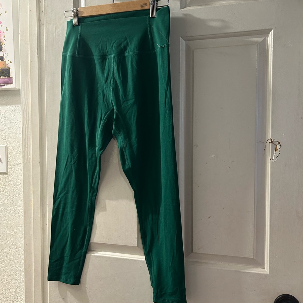 Free People Emerald Green High-Rise Leggings